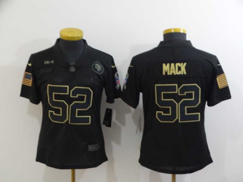 Women Nike Bears 52 Khalil Mack Black 2020 Salute To Service Limited Jersey,We sell and wholesale Women Nike Bears 52 Khalil Mack Black 2020 Salute To Service Limited Jersey on line form chian!